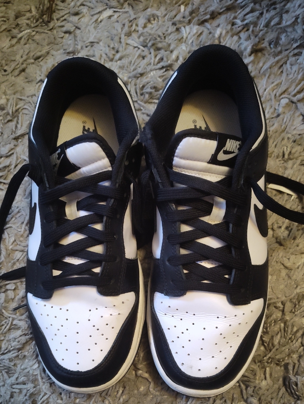 Nike Dunk Lo Men’s Black and White Low-Top Sneakers — Classic Two-Tone